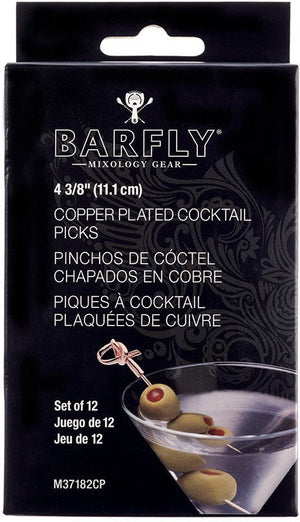 Barfly - 4.43" Copper Bamboo Knot Cocktail Pick - M37182CP