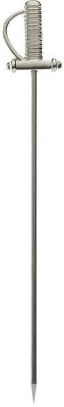 Barfly - 4.62" Stainless Steel Sword Top Cocktail Pick - M37065