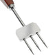 Barfly - 8" Stainless Steel 3-Prong Deluxe Ice Chipper With Wood Handle - M37062