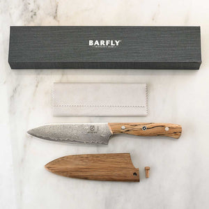 Barfly - 9.37" Bar Knife with Wood Handle And Cover - M37153