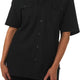 Barfly - Black Metro Edge Customizable Short Sleeve Brewer Shirt - M60250BK