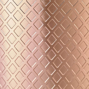 Barfly - Diamond Lattice 18 Oz Copper Plated Half Size Cocktail Shaker - M37198CP