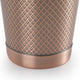 Barfly - Diamond Lattice 18 Oz Stainless Steel Antique Copper Half Size Cocktail Shaker - M37198ACP