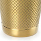 Barfly - Diamond Lattice 18 Oz Stainless Steel Gold Plated Half Size Cocktail Shaker - M37198GD