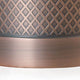 Barfly - Diamond Lattice 28 Oz & 18 Oz Antique Copper Cocktail Shaker/Tin Pack - M37200ACP