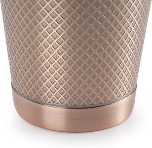 Barfly - Diamond Lattice 28 Oz Stainless Steel Antique Copper Full Size Cocktail Shaker - M37199ACP