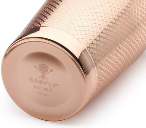 Barfly - Diamond Lattice 28 Oz Stainless Steel Copper Plated Full Size Cocktail Shaker - M37199CP