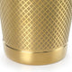 Barfly - Diamond Lattice 28 Oz Stainless Steel Gold Plated Full Size Cocktail Shaker - M37199GD