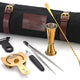 Barfly - Gold-Plated Essential 7-Piece Cocktail Kit with Roll Bag - M37100GD