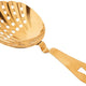 Barfly - Gold Plated Scalloped Julep Strainer - M37029GD