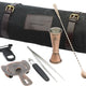 Barfly - Stainless Steel Antique Copper-Plated Essential 7-Piece Cocktail Kit with Maxology Roll Bag - M37100ACP