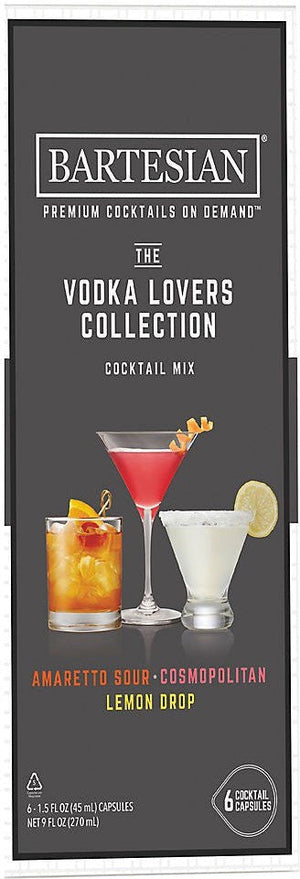 Bartesian - The Vodka Lovers Pack of Cocktail Mixer Capsules - 55512