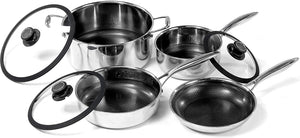 Black Cube Hybrid - Nonstick Cookware, Pack Of 7 - BCSET7