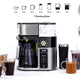 Braun - 10 Cup MultiServe Stainless Steel Coffee Machine Black - KF9050BK