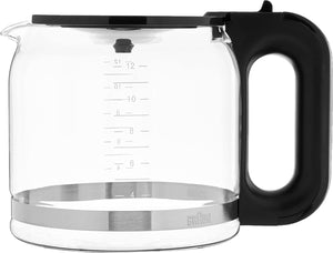 Braun - 12 Cup Black Replacement Glass FlavorCarafe - BRSC005