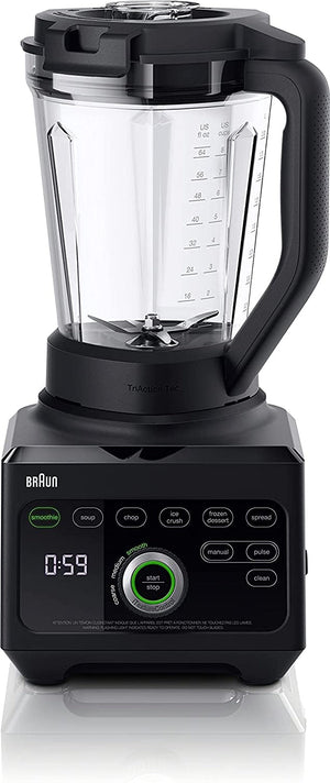 Braun - 2 L TriForce Power Blender with Smoothie2Go, Black - JB9041BK