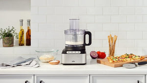 Braun - EasyPrep 8 Cup Silver Food Processor - FP3211SI