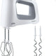 Braun - White Hand Mixer with Beaters, Dough Hooks and Accessory Bag - HM5100WH