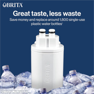 Brita - Hub Compact Countertop Water Filter System - 87344C