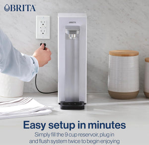 Brita - Hub Compact Countertop Water Filter System - 87344C