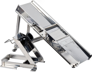 Bron Coucke - 3 & 10 mm Professional Stainless Steel Mandoline With Protective Carriage - 3839