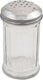 Browne - 12 Oz Plastic Cheese Shakers with Stainless Steel Perforated Top, Pack of 12 - 575181