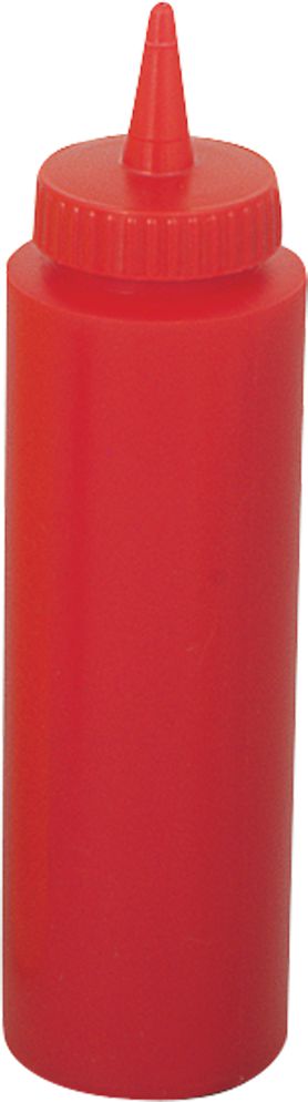 Browne - 12 Oz Red Squeeze Bottle, Pack of 12 - 2101