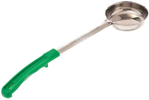 Browne - 4 Oz Stainless Steel Portioner / Spoodles with Green Handle, 1 PC (5744) - 5757440