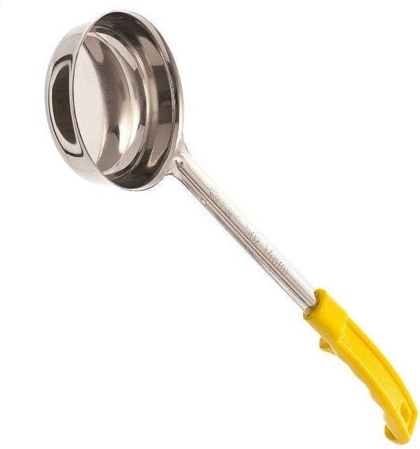 Browne - 5 Oz Stainless Steel Portioner / Spoodles with Yellow Handle, 1 PC (P5745) - 5757450