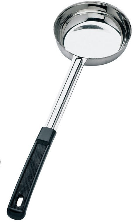 Browne - 6 Oz Stainless Steel Portioner / Spoodles with Black Handle, 1 PC (P5746) - 5757460