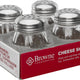 Browne - 6 Oz Swirl Cheese Shakers With Perforated Stainless Steel ( Set of 4 ) - 575227