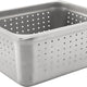 Browne - 6" Stainless Steel 1/2 Perforated Deep Steam Table Pan - 21216