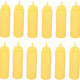 Browne - 8 Oz Yellow Squeeze Bottles, Pack of 12 - 1101