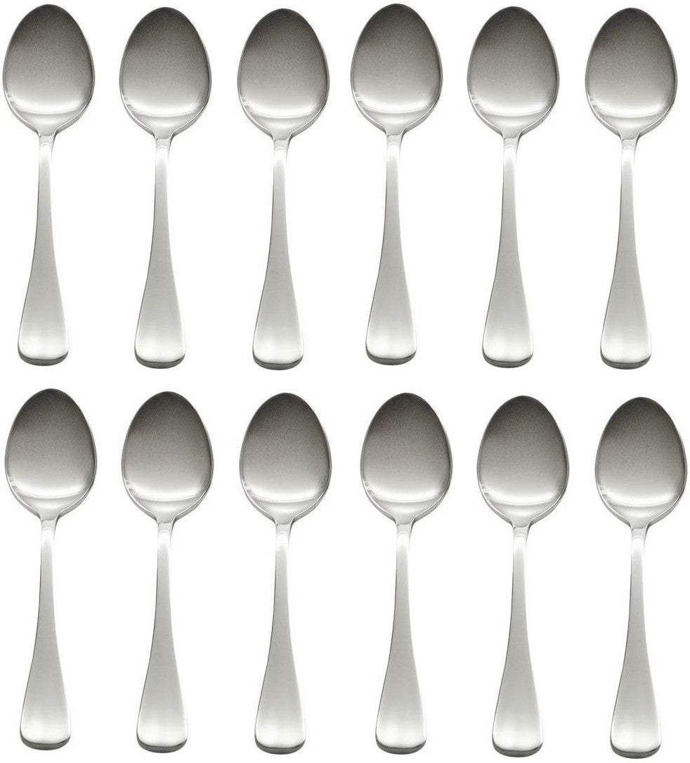 Browne - BISTRO 4.4" Stainless Steel Demi Tasse Spoon, Pack of 12 - 502325