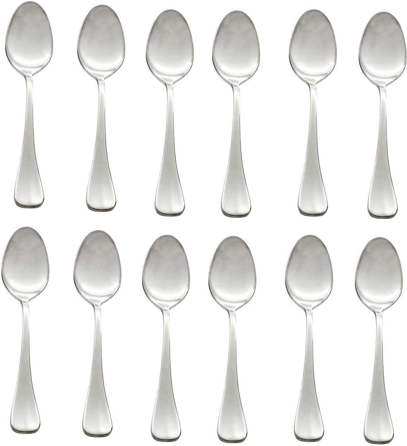 Browne - BISTRO 6.5" Stainless Steel Teaspoon, Pack of 12 - 502323