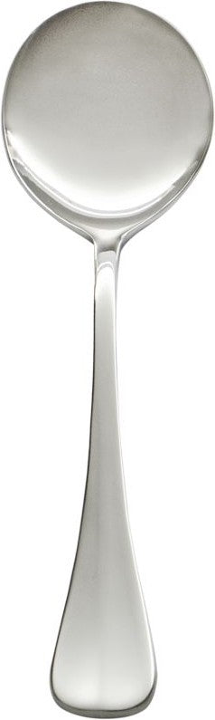 Browne - BISTRO 6.8" Stainless Steel Round Bowl Soup Spoon, Pack of 12 - 502313