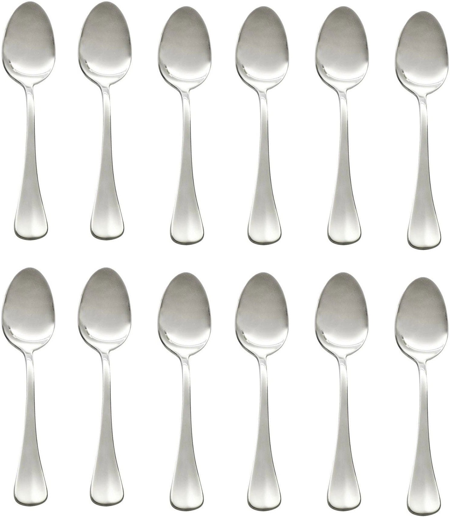 Browne - BISTRO 7" Stainless Steel Dessert Spoon, Pack of 12 - 502302