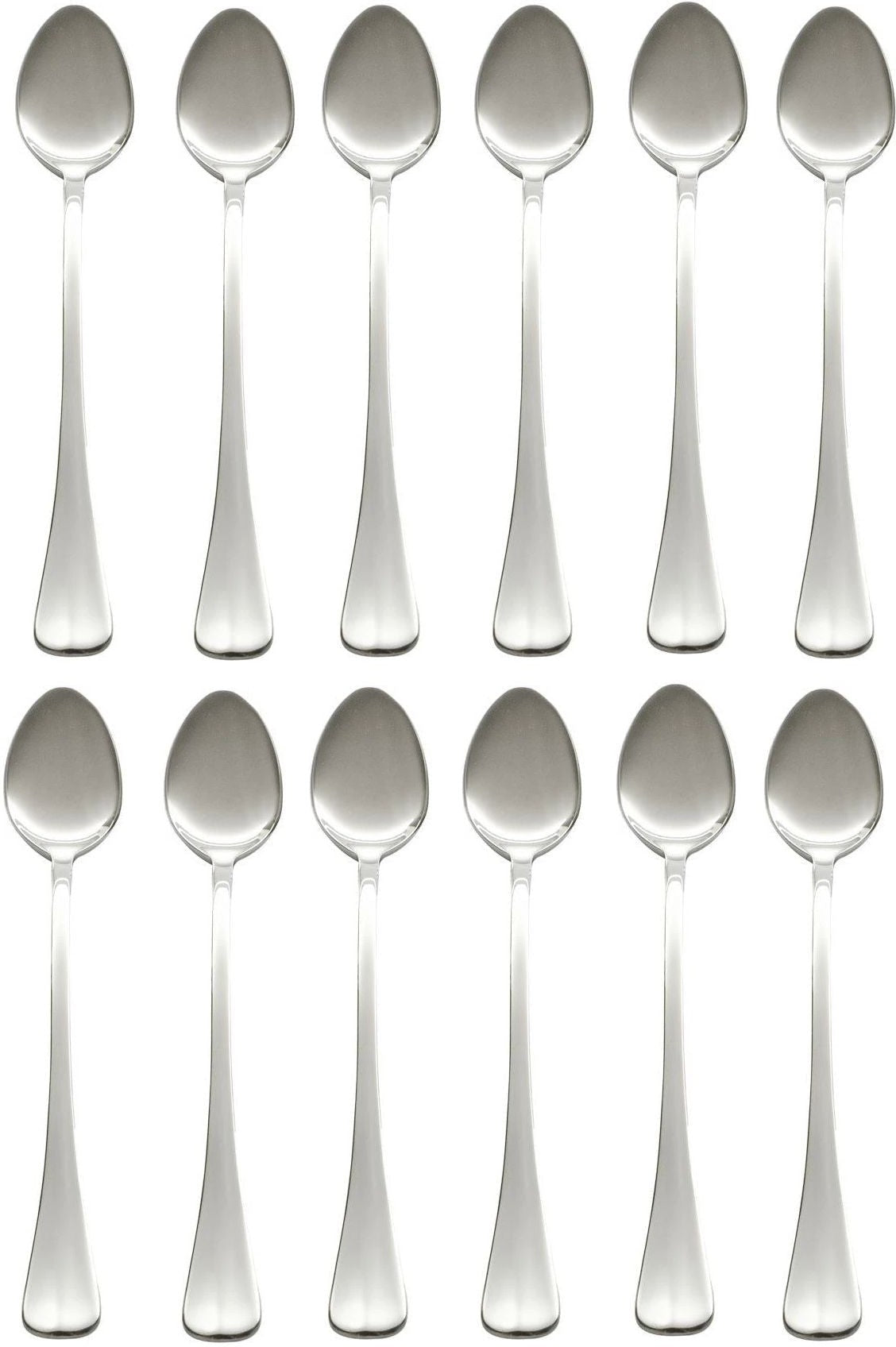 Browne - BISTRO 7" Stainless Steel Iced Teaspoon, Pack of 12 - 502314