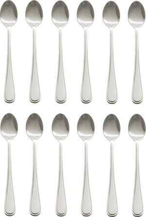 Browne - CELINE 7.5" Stainless Steel Iced Tea Spoon, Pack of 12 - 502514