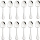 Browne - CELINE 8.3" Stainless Steel Table Spoon, Pack of 12 - 502504