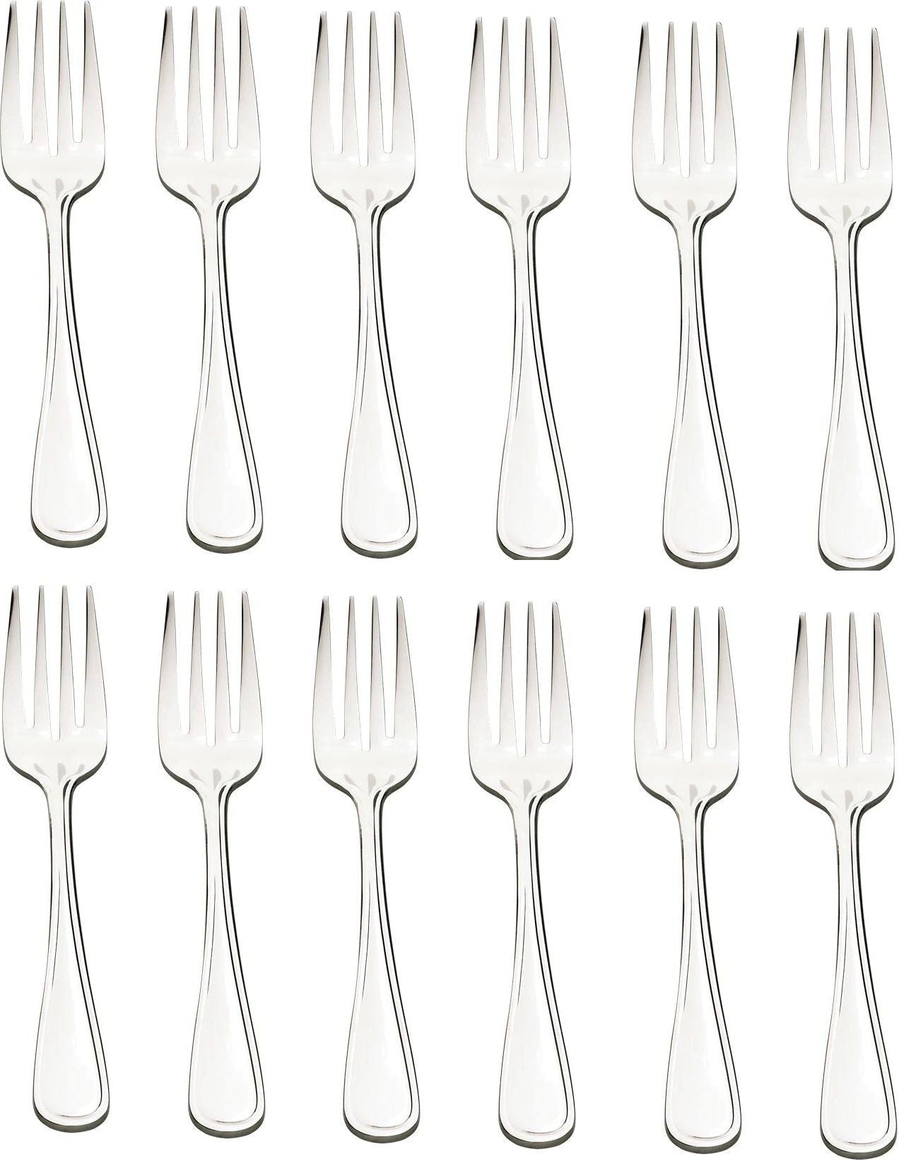 Browne - CONCERTO 6.5" Stainless Steel Salad Fork, Pack of 12 - 502410