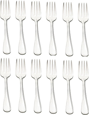 Browne - CONCERTO 6.5" Stainless Steel Salad Fork, Pack of 12 - 502410