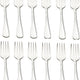 Browne - CONCERTO 6.5" Stainless Steel Salad Fork, Pack of 12 - 502410