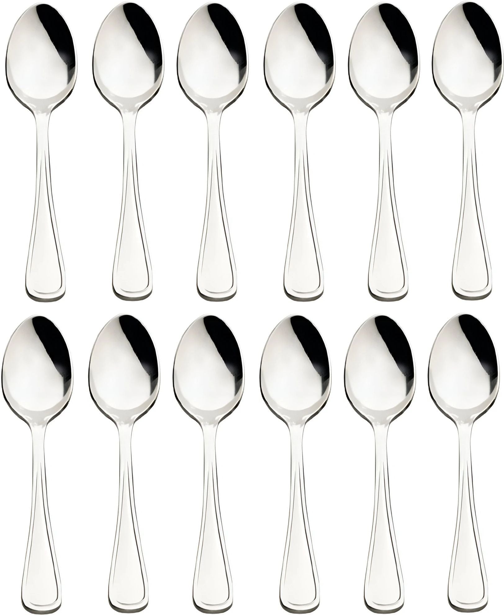 Browne - CONCERTO 7.1" Stainless Steel Dessert Spoon, Pack of 12 - 502402