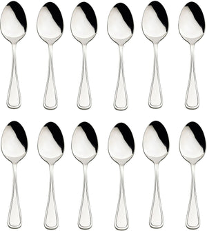 Browne - CONCERTO 8.1" Stainless Steel Tablespoon, Pack of 12 - 502404