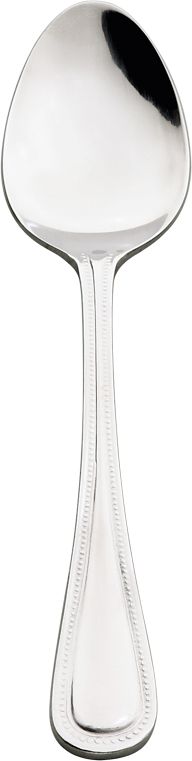 Browne - CONTOUR 6.5" Stainless Steel Tea Spoon, Pack of 12 - 502923