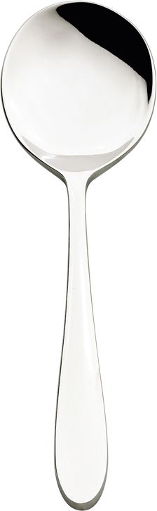 Browne - ECLIPSE 6" Stainless Steel Bouillon Spoon, Pack of 12 - 502117