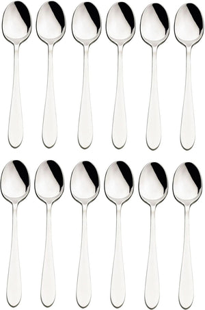 Browne - ECLIPSE 7.4" Stainless Steel Iced Tea Spoon, Pack of 12 - 502114