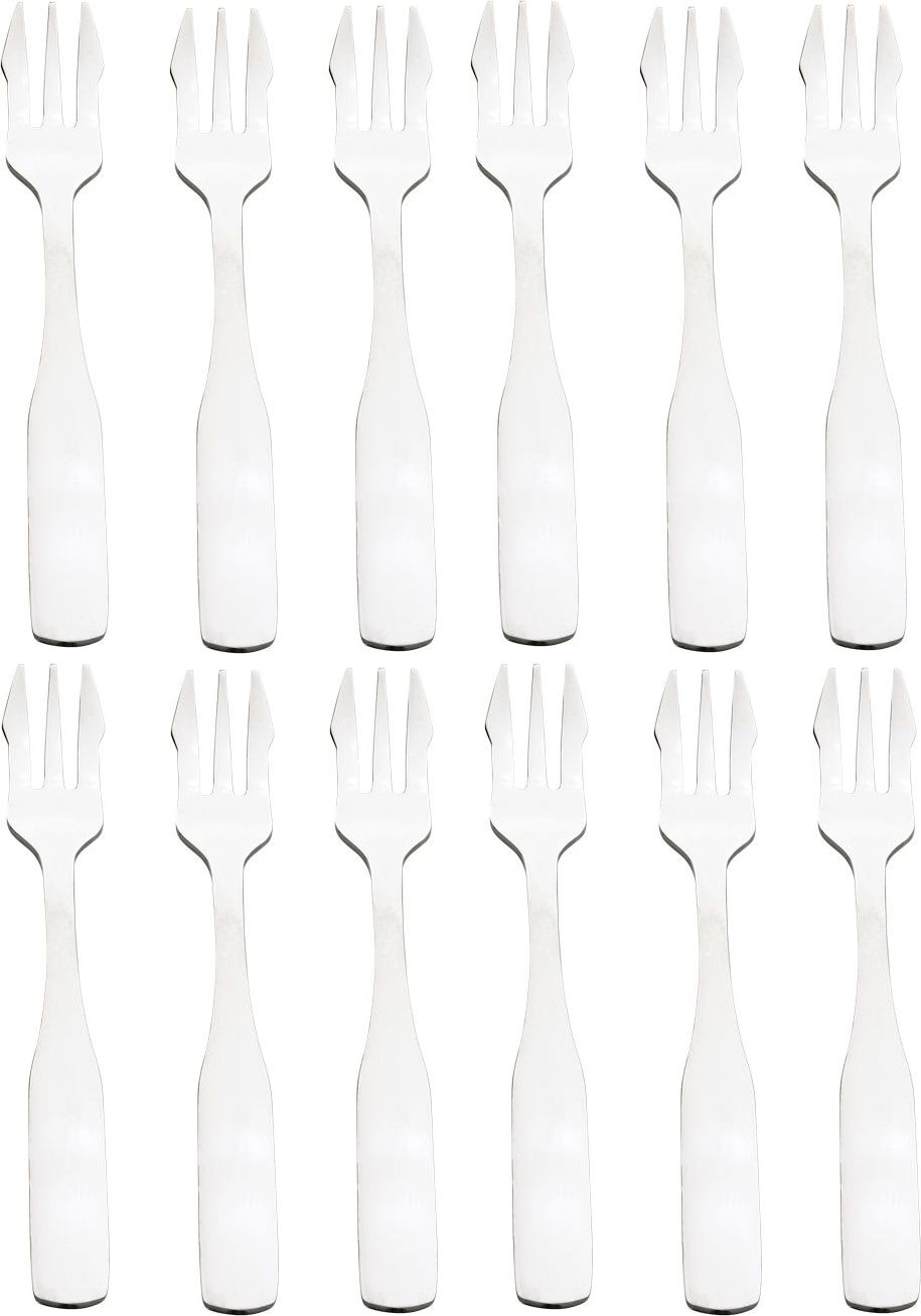 Browne - ELEGANCE 5.5" Stainless Steel Oyster Fork, Pack of 12 - 502715