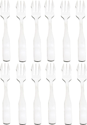 Browne - ELEGANCE 5.5" Stainless Steel Oyster Fork, Pack of 12 - 502715